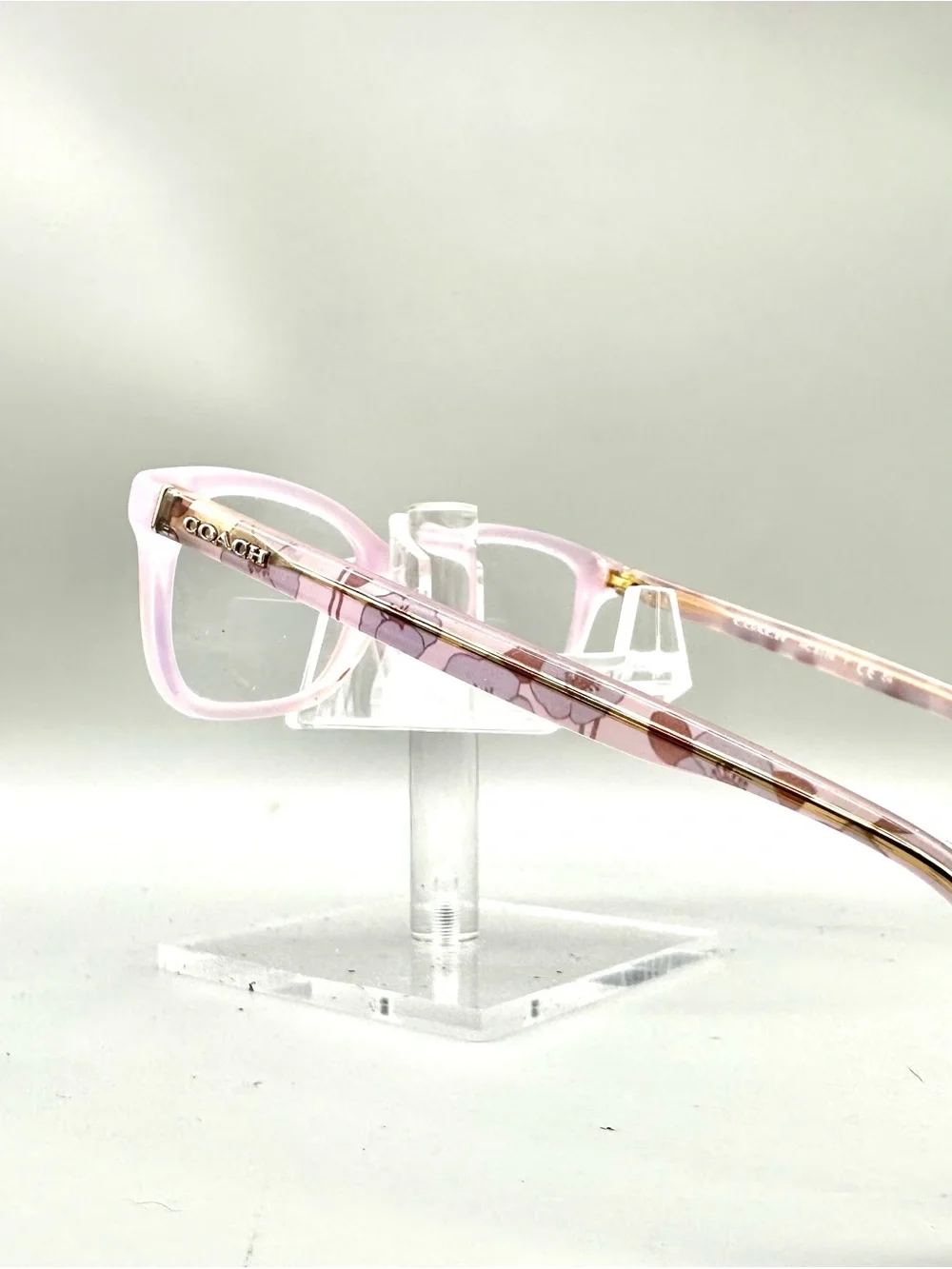 Coach HC 6174 Milky Purple Floral Eyeglass Frames Women 52-17-140 Rectangular